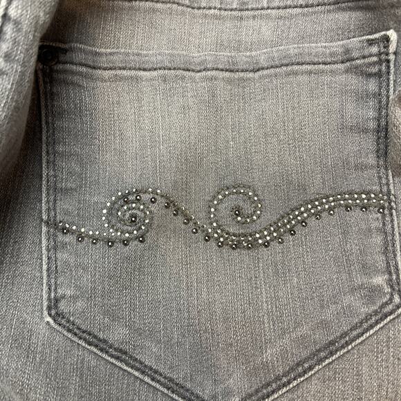 NYDJ Jeans Womens 16 Gray Boyfriend Lift Tuck Stretch Mid Rise Denim - Picture 3 of 9